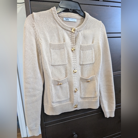 Zara Knit Blazer - Picture 3 of 4